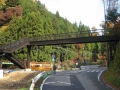 京都広河原美山線ニノ瀬バイパス歩道橋